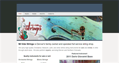 Desktop Screenshot of mividastrings.com